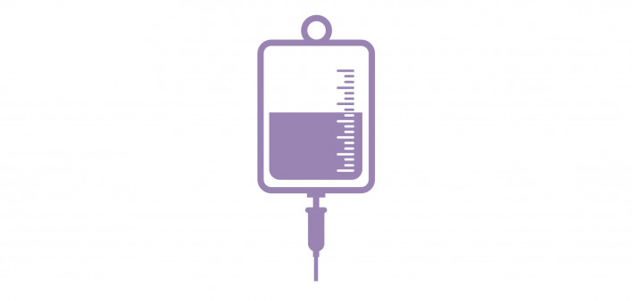 illustration of iv bag