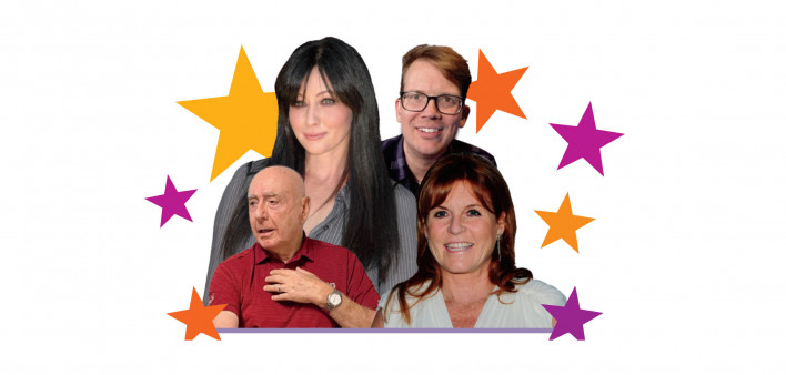 Dick Vitale, Shannen Doherty, Hank Green and Sarah Ferguson