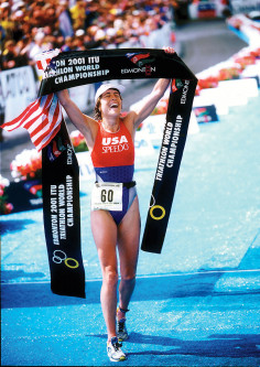 Siri Lindley claims victory as a triathlete