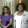 From left: Captain Jyl Martin and PACHA members Marlene McNeese and Tori Cooper discuss a USCHA 2023 listening session.
