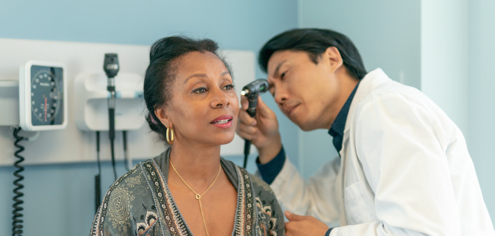 doctor patient ear