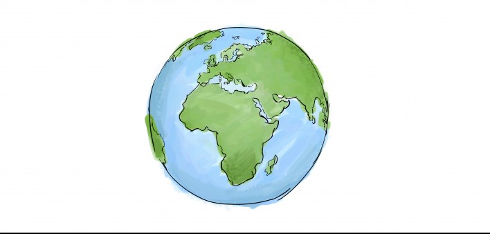An illustraion of a globe