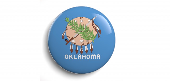 An button with Oklahoma