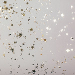 trophy with star shaped glitter
