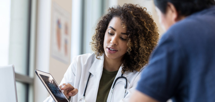 Latino Doctor Patient