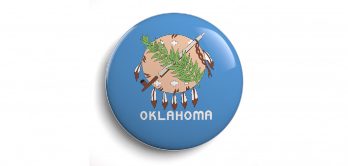 An button with Oklahoma