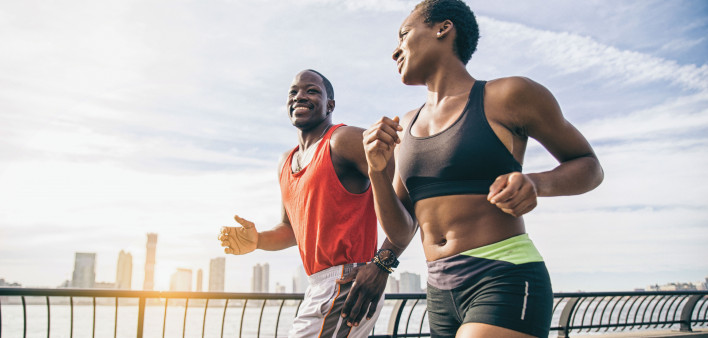 couple running