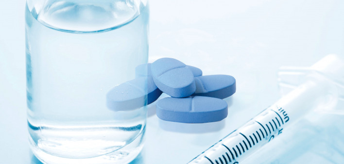 two forms of PrEP and needle