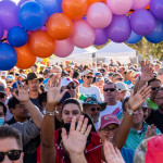 A scene from the 2022 Desert AIDS walk in Palm Springs, Calif., which is now named the DAP Health Equity Walk