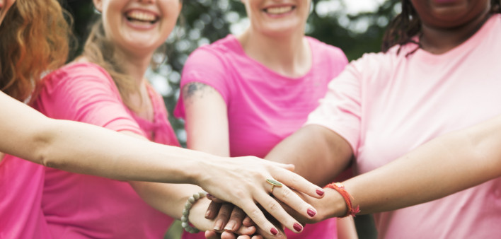 Women fighting breast cancer