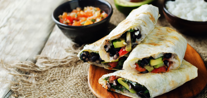 Black Bean Breakfast Burrito