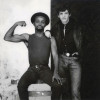 Jack Walls (left) with Robert Mapplethorpe, photographed in 1982 by Gilles Larrain for Interview magazine