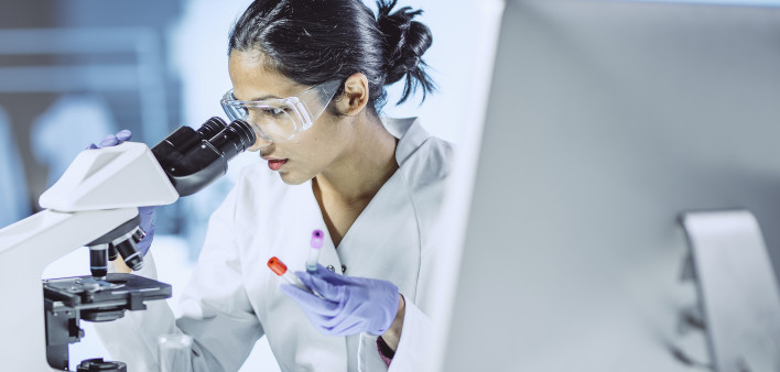 Scientist Working in The Laboratory