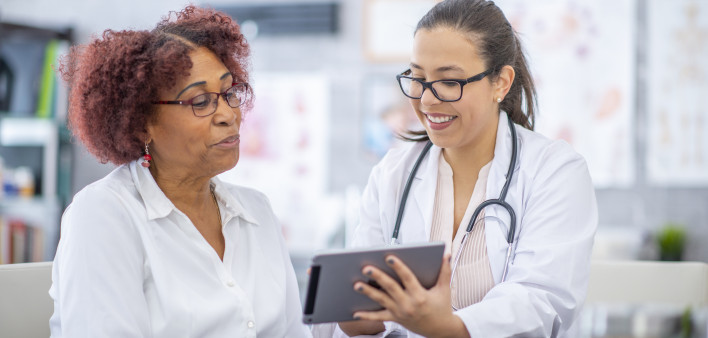Visit to the doctor patient