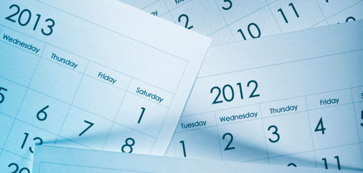 pages of years calendars