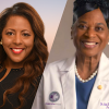 OIDP director Kaye Hayes (left) and family physician Ada Stewart