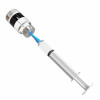 syringe in vial vaccine