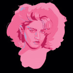 illustration of Madonna