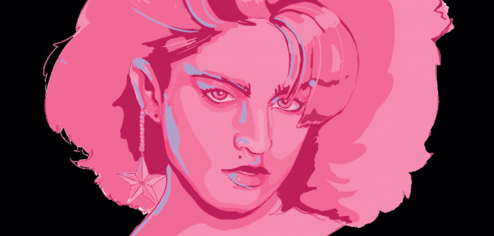 illustration of Madonna