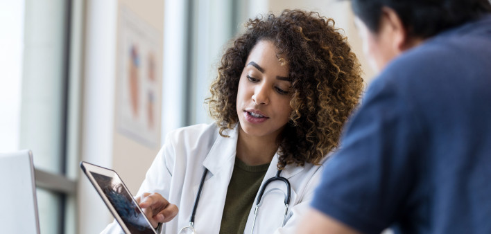 Latino Doctor Patient