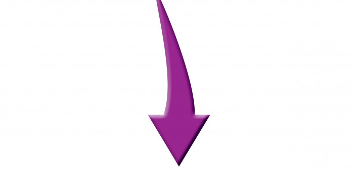 purple down arrow