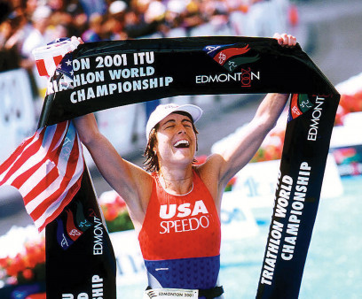 Siri Lindley claims victory as a triathlete