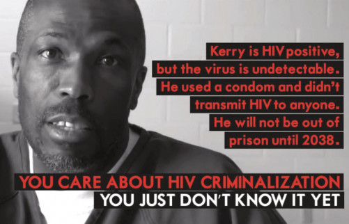 homas in an HIV criminalization awareness campaign by the Sero Project