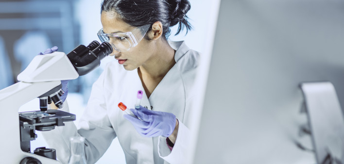 Scientist Working in The Laboratory