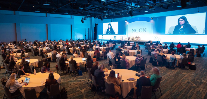 A scene from the 2024 NCCN annual conference held April 5–7 in Orlando, Florida