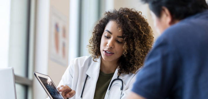 Latino Doctor Patient