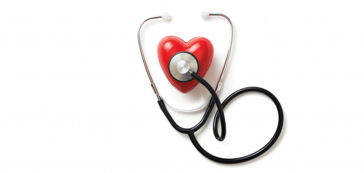 illustration heart and stethoscope