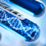 DNA forming in a test tube