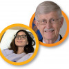 Olivia Munn and Francis Collins