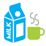 milk and coffee graphic