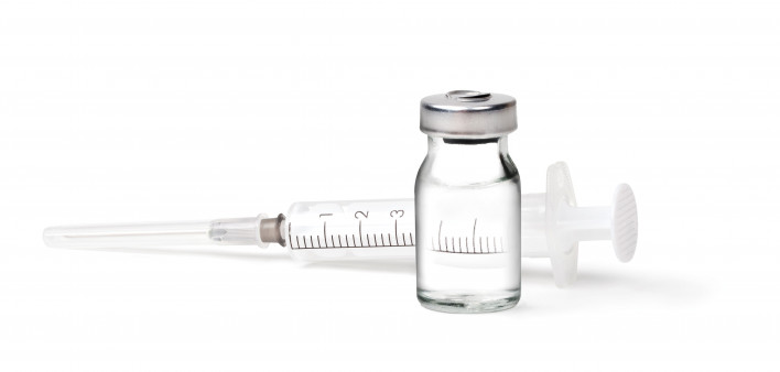 vial and syringe