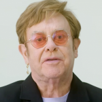 Sir Elton John launches the #SpeakUpSingOutGiveaway during Pride 2024 to raise LGBTQ and HIV funds.