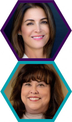 Lisa Hefner and Christine Verini