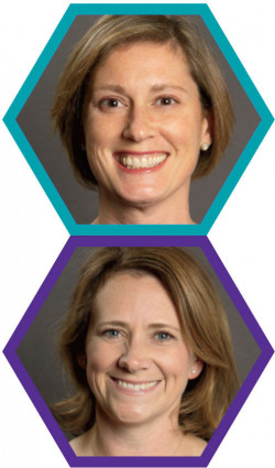 Kelly Laschinger and Leah Szumita