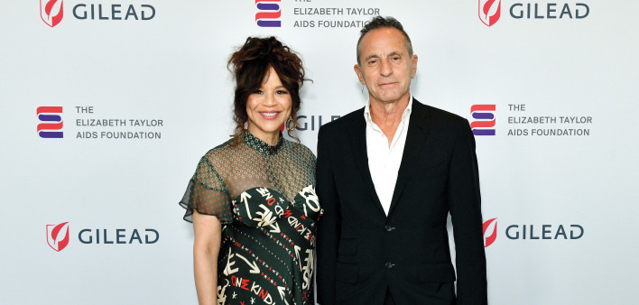 Rosie Perez (left) and Arthur Fogel