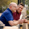 Dennis, a long-term survivor living with multi-drug resistant (MDR) HIV-1, and his partner.