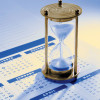 hour glass and calendar