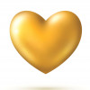 gold heart