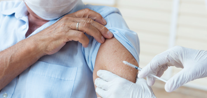 vaccine needle arm