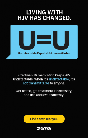 Zero HIV Stigma Day Grindr