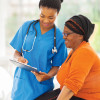 nurse and patient black