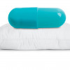 doxycycline pill on a pillow
