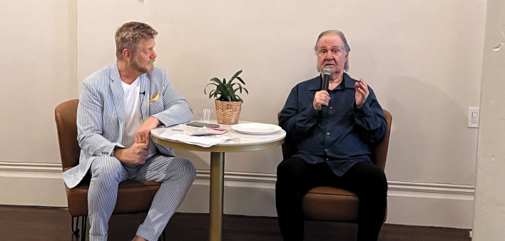 Mark S. King (left) and Charles Garfield, PhD