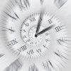 illustration clock spiral
