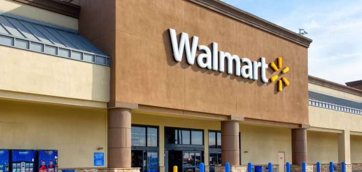 Walmart is an American multinational corporation that runs large discount stores and is the world's largest public corporation.