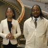 Arielle Desir, Aidel Hawkins and 2AM Ricky at the White House Rising Leaders Summit, July 31, 2024.